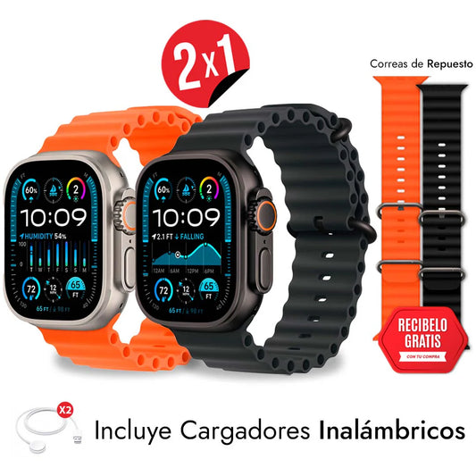 Smartwatch Ultra 2x1 – Resistencia y Estilo