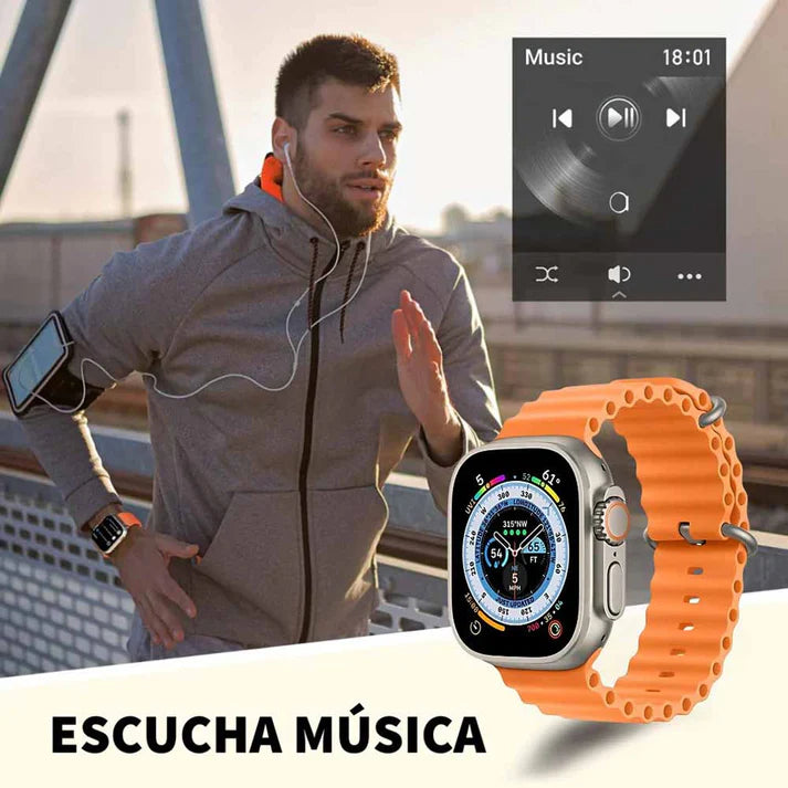 Smartwatch Ultra 2x1 – Resistencia y Estilo